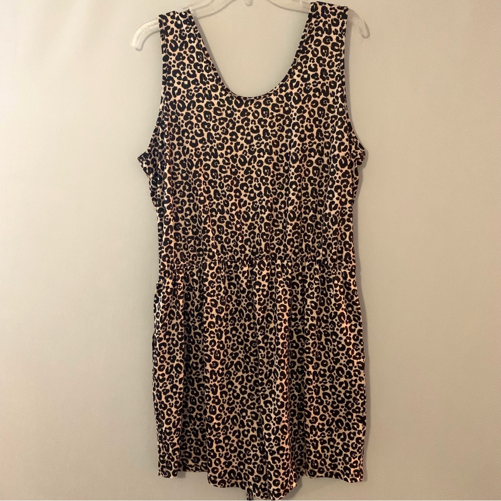 Leopard Print Romper